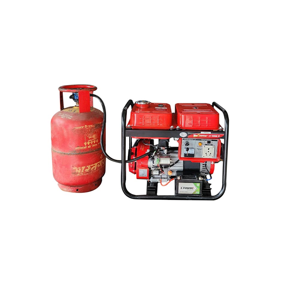 3 KVA Portable Generator, Petrol & LPG RUN, Model HP-3500E-LPG